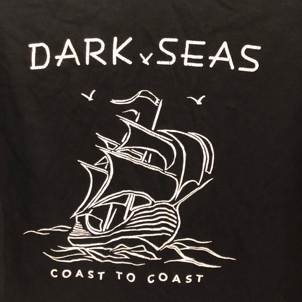 Dark Seas Black T Shirt Men’s Small - Picture 3 of 4